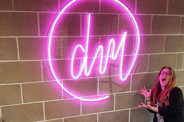 Custom LED Neon Business Signs - Pink