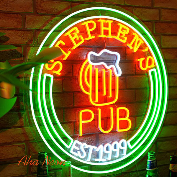 Custom Beer Pub Neon Sign - 2