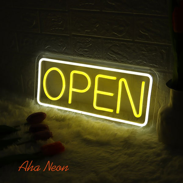 Neon Open Business Sign - 2