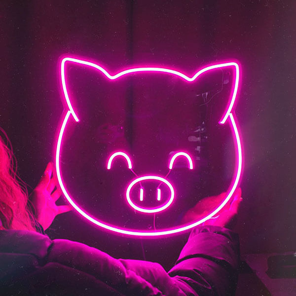 Baby Pig Neon Light Sign - 1