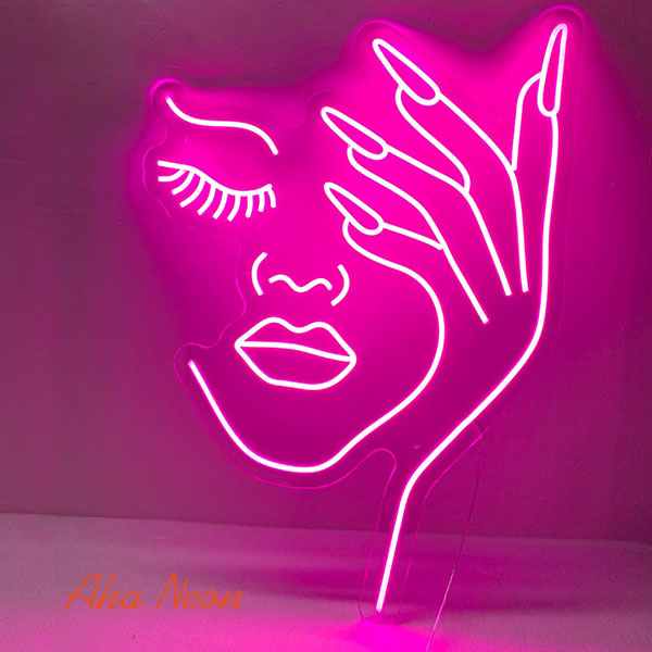 Beauty Face Neon Sign - 2