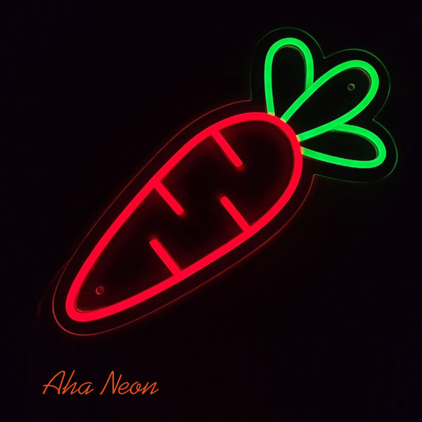 Carrot Neon Sign - 1