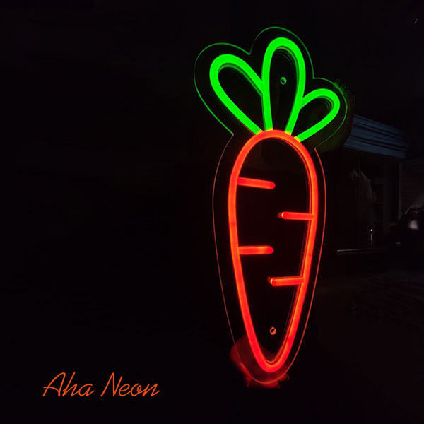 Carrot Neon Sign - 2