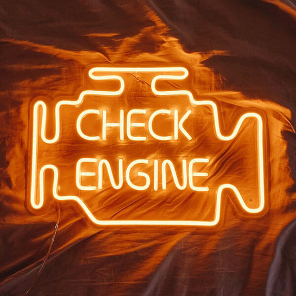Check Engine LED Neon Sign - 1