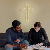 LED Neon Cross Sign - Aha Neon®