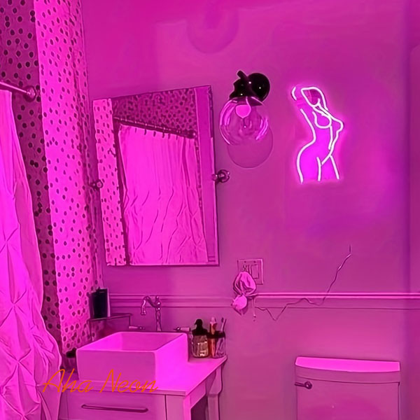 Elegant Nude Neon Light Art LED - 3
