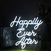 Happy Ever After Wedding Sign - Aha Neon®
