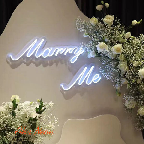 Merry Me Neon Wedding Sign - 1