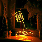 Microphone Neon Sign - Aha Neon®