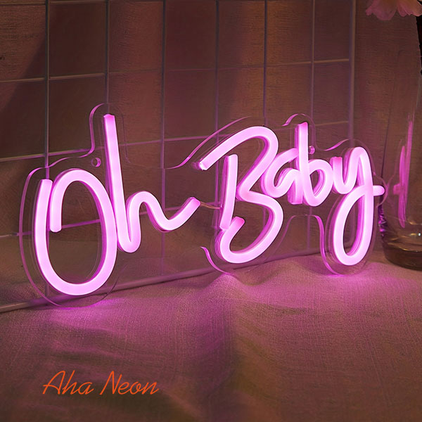 Oh Baby Neon Sign - 5