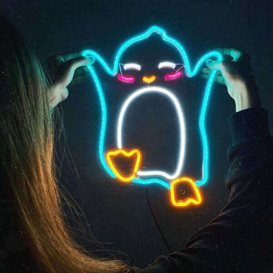Penguin LED Neon Sign - Aha Neon®