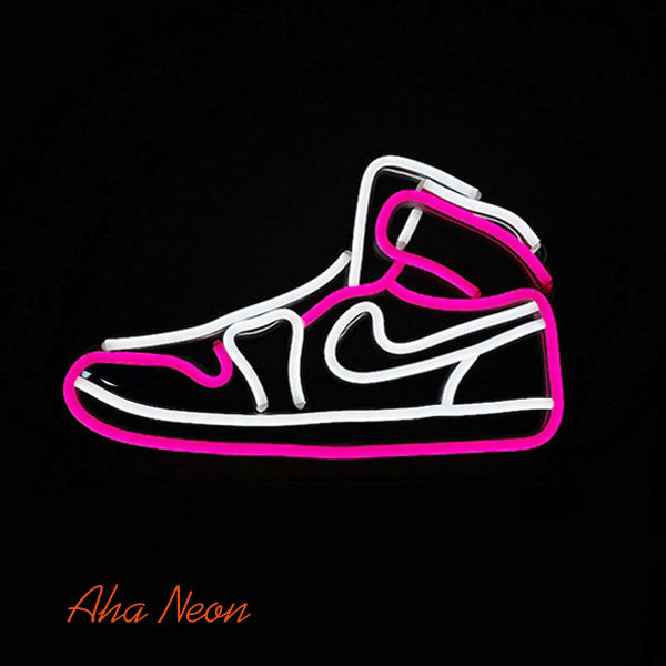Sneakers Neon Sign - Hot Pink