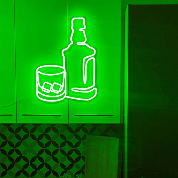 Whisky Bootle Neon Sign - 4