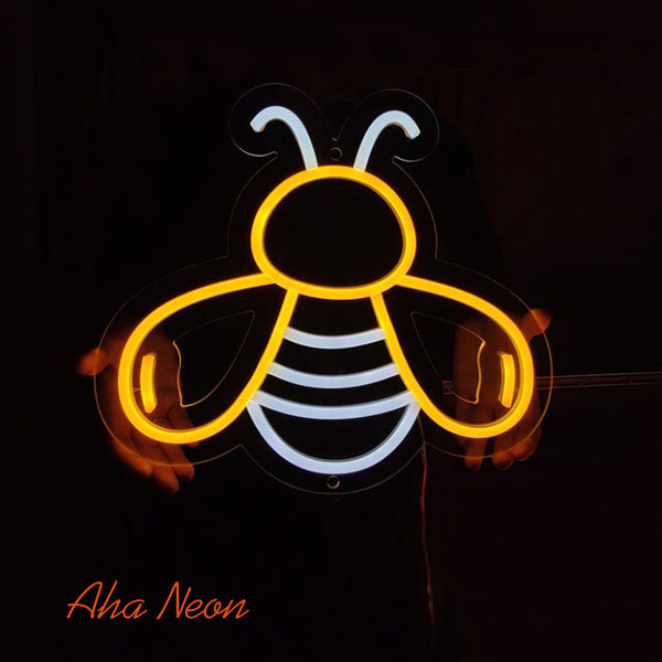 Bee Neon Wall Art - 1