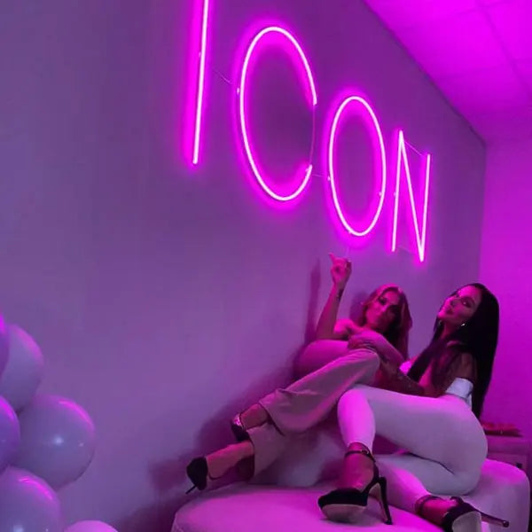 Icon Neon Sign - About Us Page Cover Image