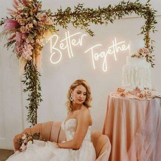 Better Together Neon Sign - Aha Neon®