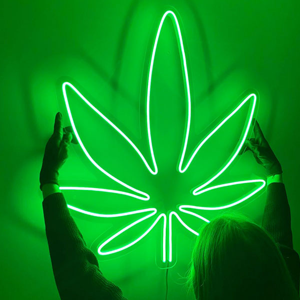 Cannabis Neon Wall Art - 1