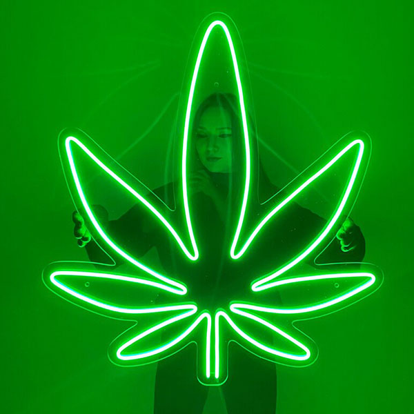 Cannabis Neon Wall Art - 2