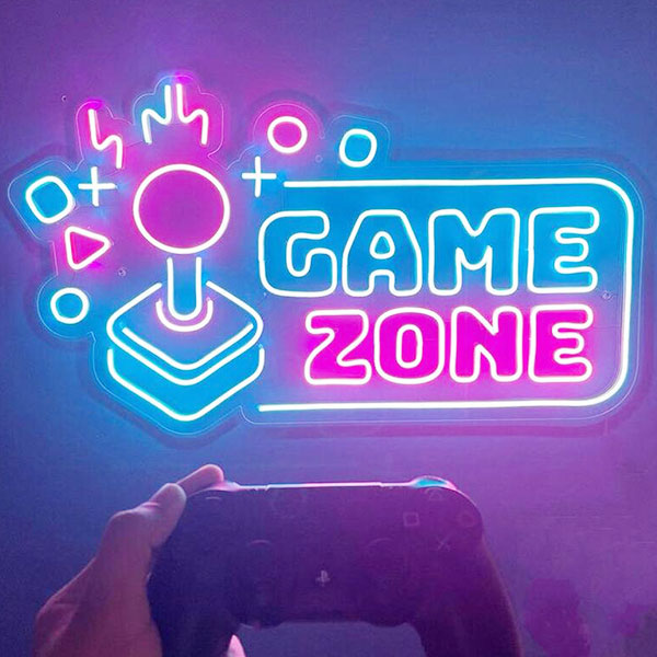 Game Zone Neon Sign - 1