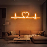 Heartbeat Pulse Neon Sign - Aha Neon®