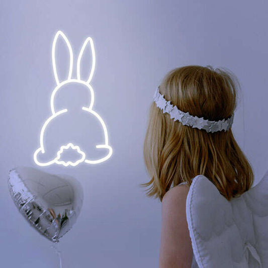 LED Neon Bunny Light Sign - Aha Neon®