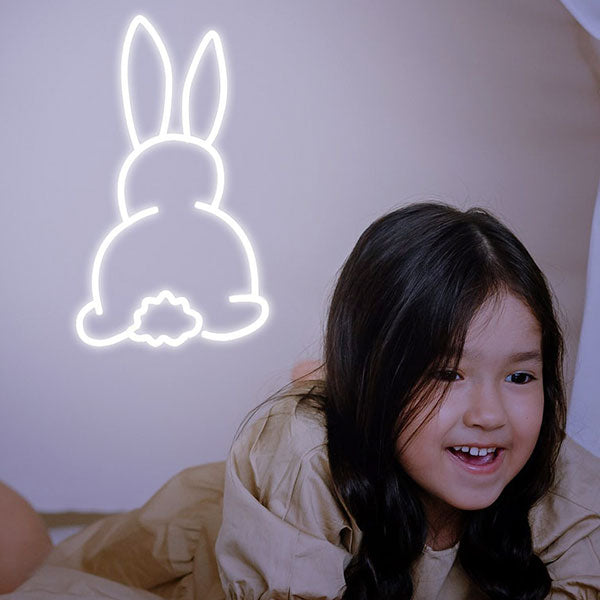 LED Neon Bunny Light Sign - 2