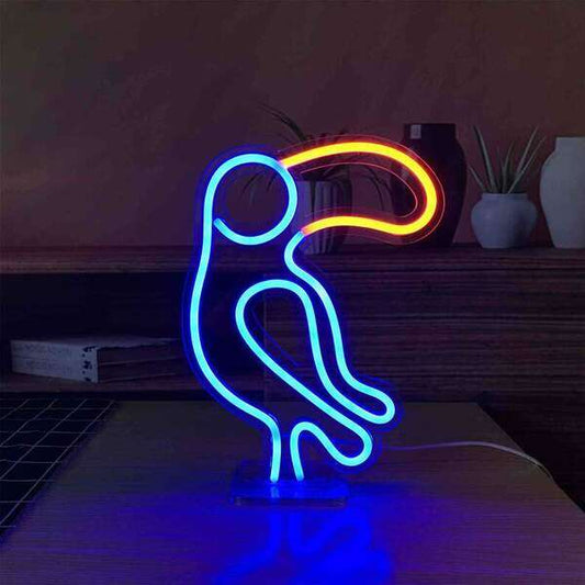Parrot Neon Desk Light - Aha Neon®