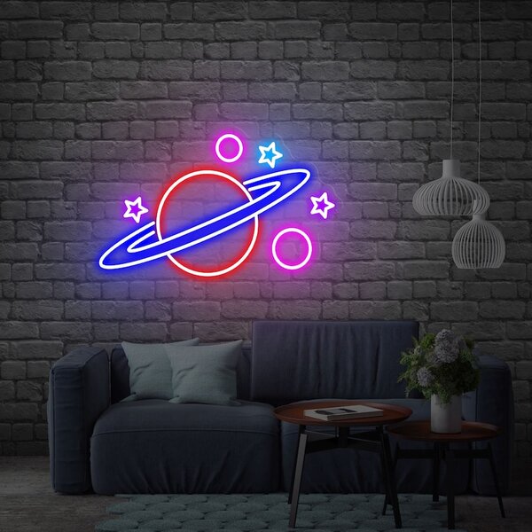 Planet Galaxy Neon Sign - 4