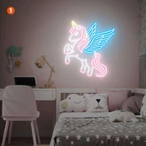 Rainbow Unicorn Neon Sign - Aha Neon®