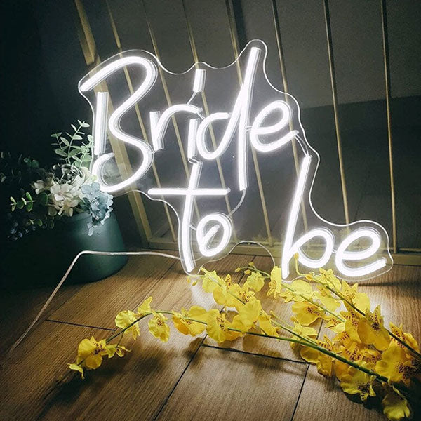 Bride to Be Neon Wall Art - 4