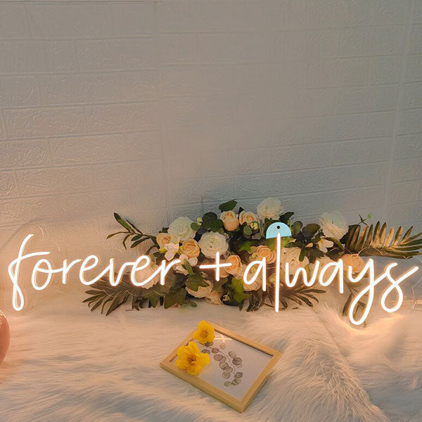 Forever and Always Neon Sign - 1