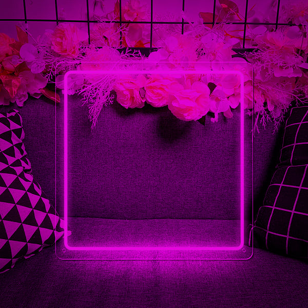 Carved Neon Light - Purple
