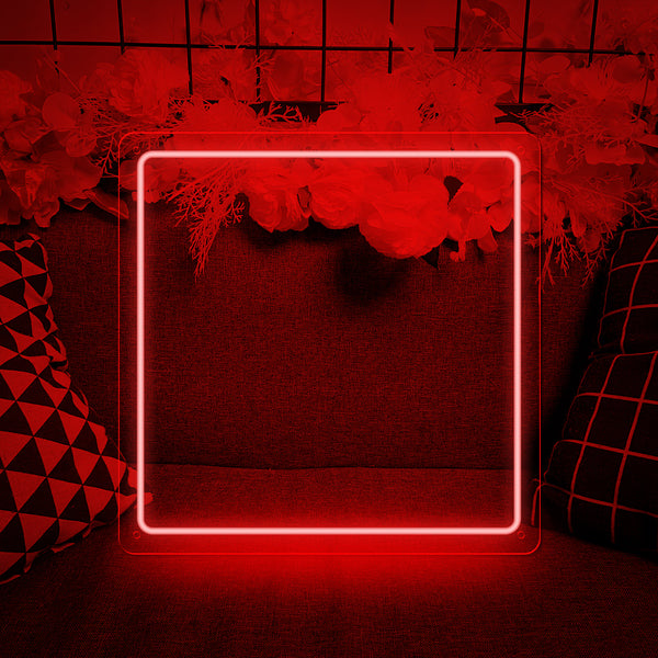 Carved Neon Light - Red