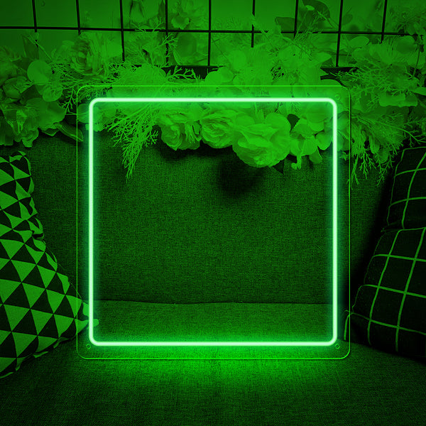 Carved Neon Light -  Green