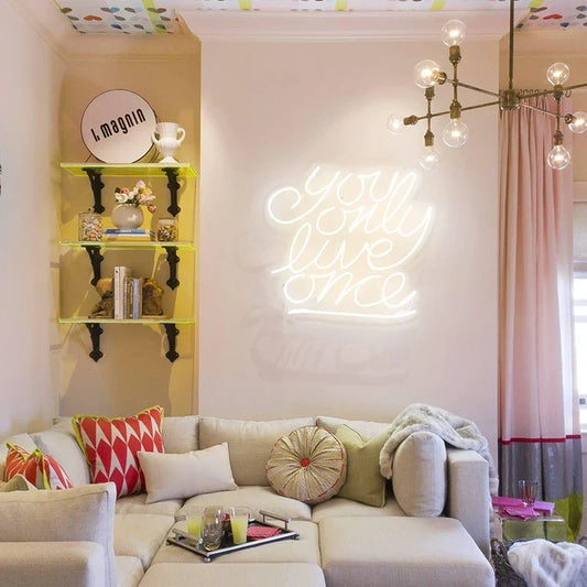 10 CREATIVE WAYS TO USE LED NEON SIGNS IN YOUR HOME