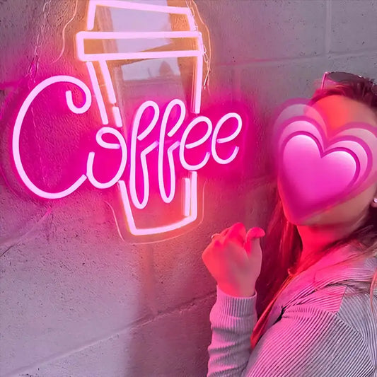 Coffee Neon Sign - Aha Neon®