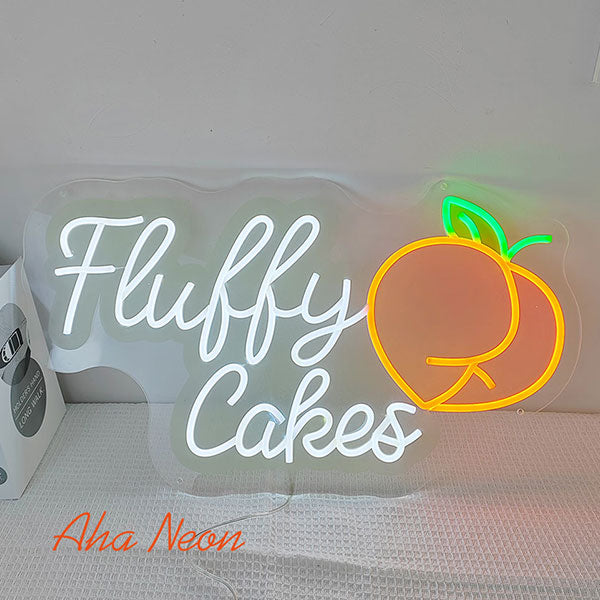 Fluffy Cake Neon Light - 2