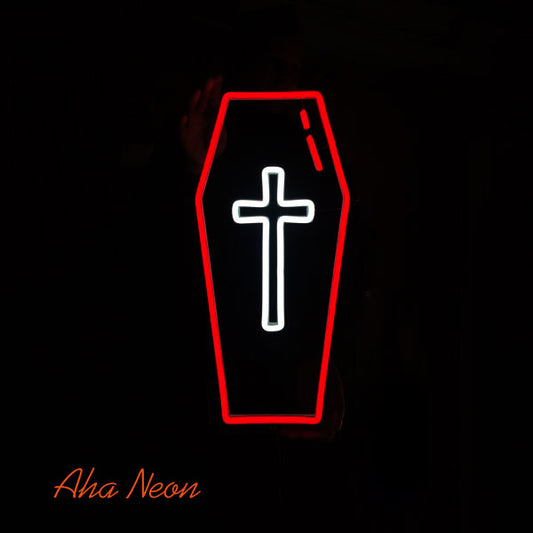 Halloween Coffin Neon Light - Aha Neon®