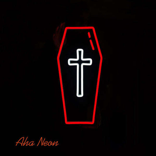 Halloween Coffin Neon Light - Aha Neon®