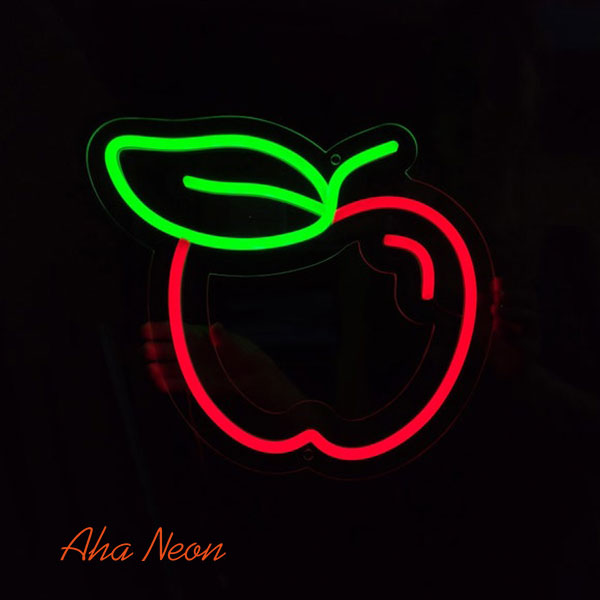 Apple Neon Light