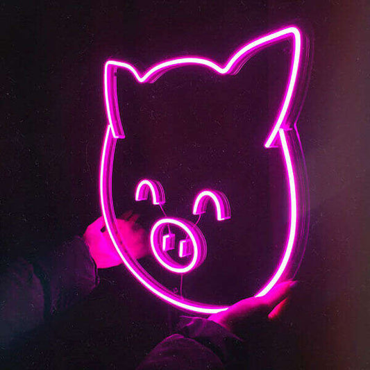 Baby Pig Neon Light Sign - Aha Neon®