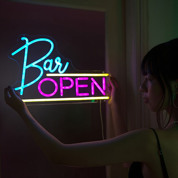 Bar Open Neon Light Sign - 1