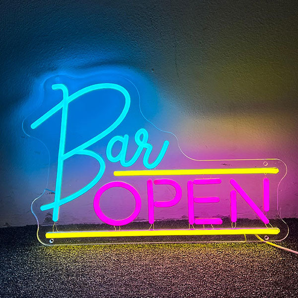 Bar Open Neon Light Sign - 2