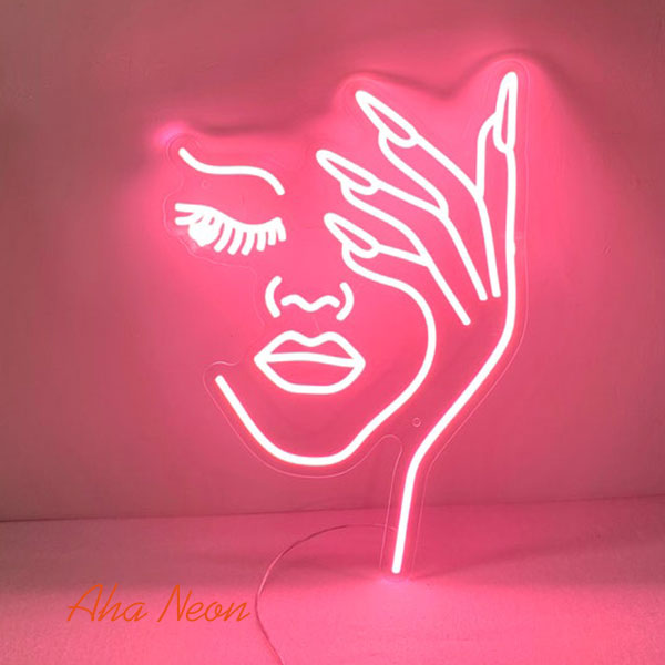 Beauty Face Neon Sign - 1