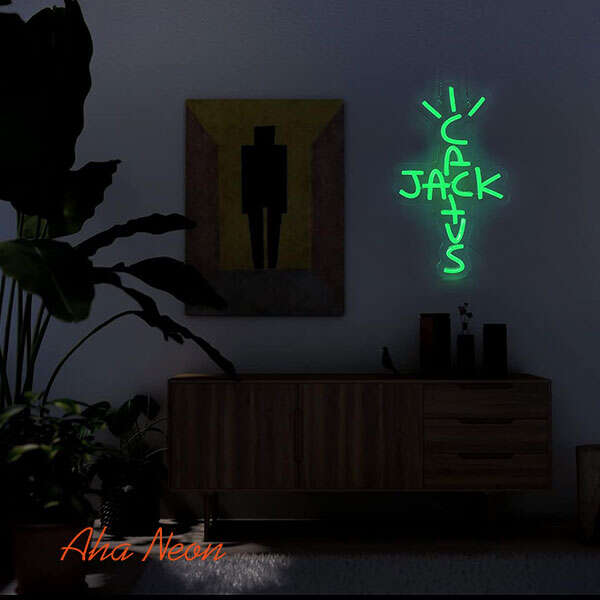 cactus jack neon sign stockx