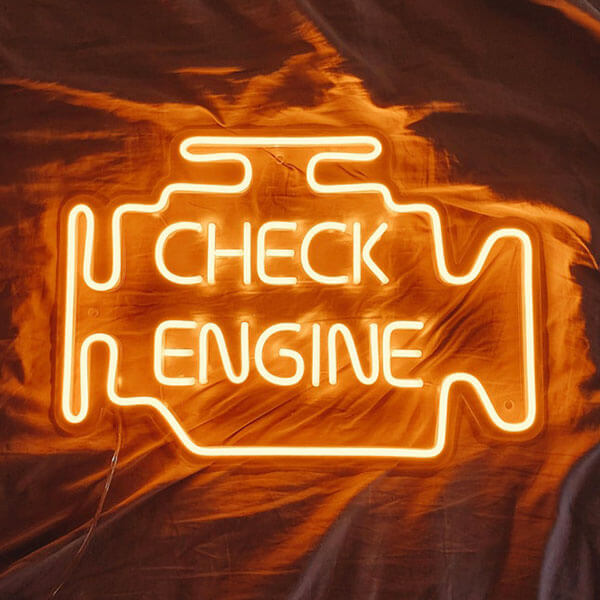 Check Engine LED Neon Sign - 1