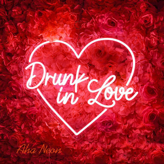 Drunk in Love Neon Wedding Sign - Aha Neon®