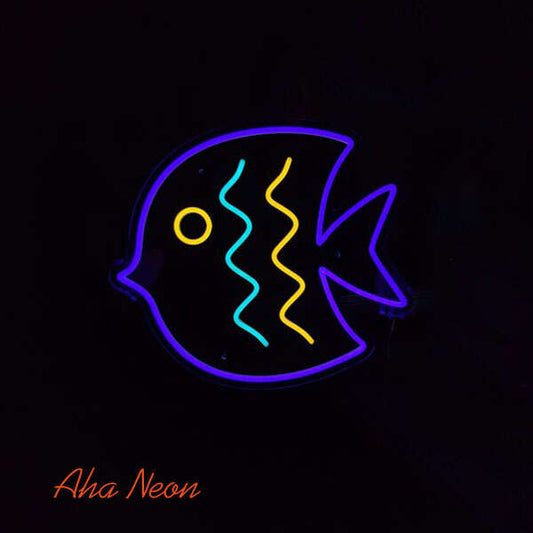 Fish Neon Wall Art - Aha Neon®