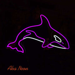 Killer Whale Neon Sign - Aha Neon®