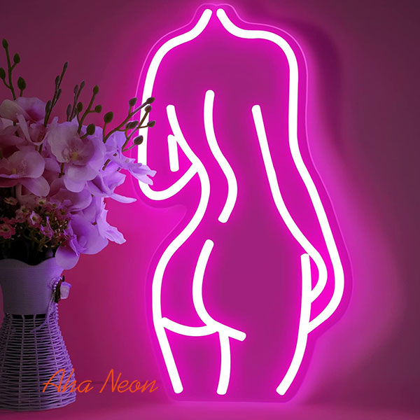 Nude Lady's Back Neon Art Sign - 2
